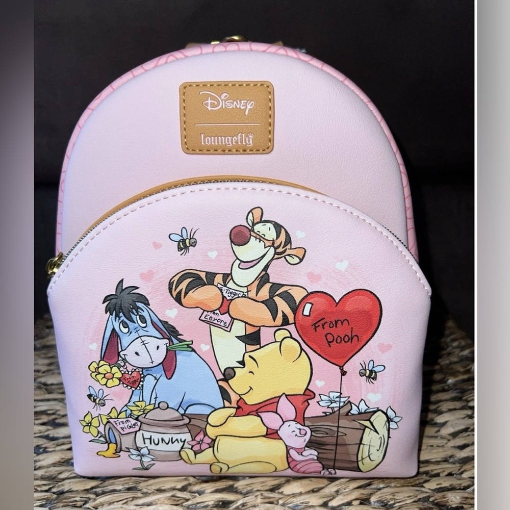 Loungefly Disney Winnie The Pooh Valentine's Day Mini Backpack